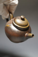 Load image into Gallery viewer, Wood Fired Lao Zini Julunzhu Yixing Teapot 柴烧老紫泥巨轮珠 200ml
