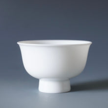 Load image into Gallery viewer, Tianbai Jingdezhen Porcelain Lotus Teacup with Gold Leaf stamp 85ml
