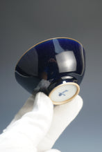 Load image into Gallery viewer, 75ml Jilan Blue Ruyao Wide Teacup by Shan Kilns 善窑汝窑霁蓝压手杯
