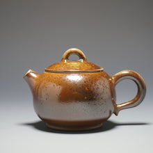 Load image into Gallery viewer, Wood Fired Ringlid Xishi Nixing Teapot No.1 by Li Wenxin 李文新柴烧坭兴壶 135ml

