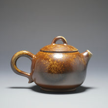 Load image into Gallery viewer, Wood Fired Ringlid Xishi Nixing Teapot No.2 by Li Wenxin 李文新柴烧坭兴壶 135ml
