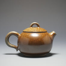 Load image into Gallery viewer, Wood Fired Ringlid Xishi Nixing Teapot No.3 by Li Wenxin 李文新柴烧坭兴壶 135ml
