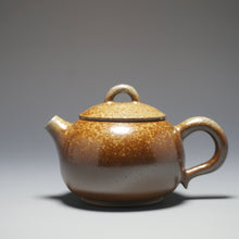 Load image into Gallery viewer, Wood Fired Ringlid Xishi Nixing Teapot No.3 by Li Wenxin 李文新柴烧坭兴壶 135ml
