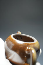 Load image into Gallery viewer, Wood Fired Ringlid Xishi Nixing Teapot No.1 by Li Wenxin 李文新柴烧坭兴壶 135ml
