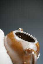Load image into Gallery viewer, Wood Fired Ringlid Xishi Nixing Teapot No.2 by Li Wenxin 李文新柴烧坭兴壶 135ml
