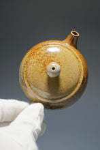 Load image into Gallery viewer, Wood Fired Bianhu Nixing Teapot No.1 by Li Wenxin 李文新柴烧坭兴壶 140ml

