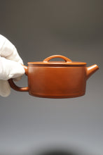 Load image into Gallery viewer, Fully Handmade Zhuni Hanwa Teapot by Tan Defang 全手工谭德芳极品朱泥汉瓦 170ml

