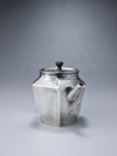 Load image into Gallery viewer, 999 Pure Silver Handmade Hexagonal Teapot 全手工纯银999六角壶 110ml
