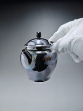 Load image into Gallery viewer, 999 Pure Silver Handmade Lianzi Hammered Teapot 全手工纯银999莲子银壶 130ml
