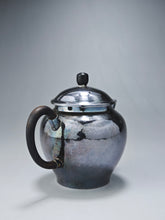 Load image into Gallery viewer, 999 Pure Silver Handmade Lianzi Hammered Teapot 全手工纯银999莲子银壶 130ml
