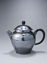 Load image into Gallery viewer, 999 Pure Silver Handmade Lianzi Hammered Teapot 全手工纯银999莲子银壶 130ml
