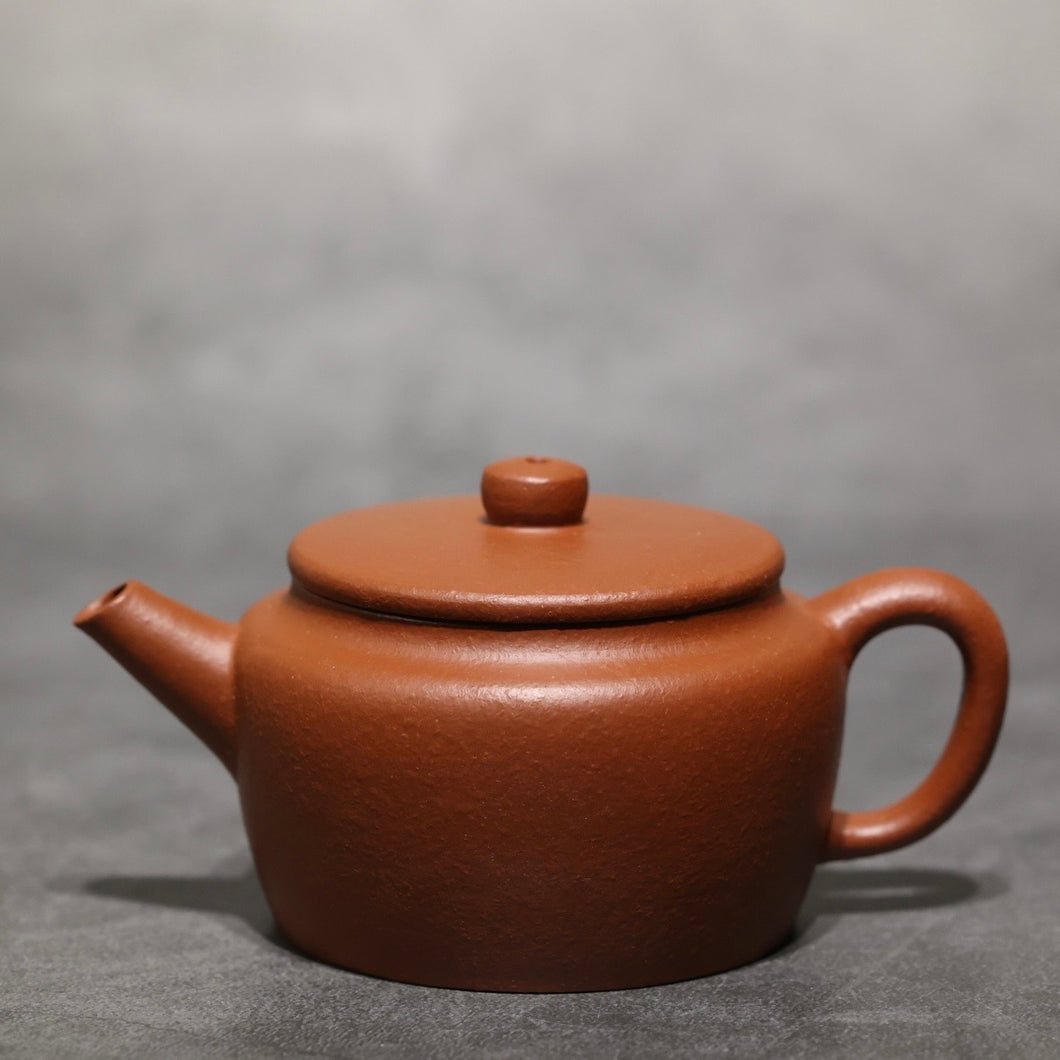 Zhuni Dahongpao Sangbian Yixing Teapot 朱泥大红袍桑扁壶 125ml