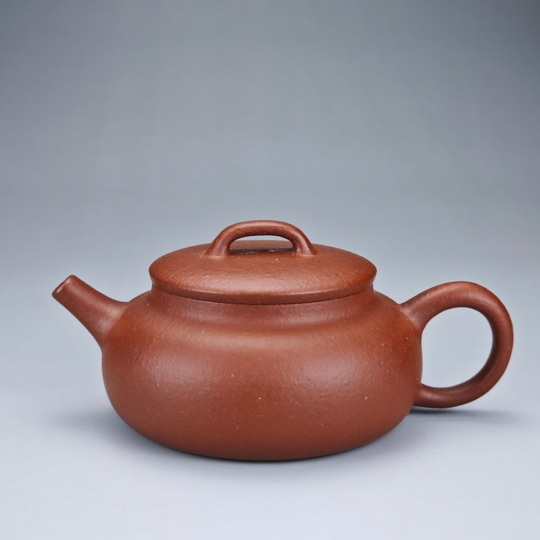 Zhuni Dahongpao Bianyu Yixing Teapot 朱泥大红袍扁玉 120ml