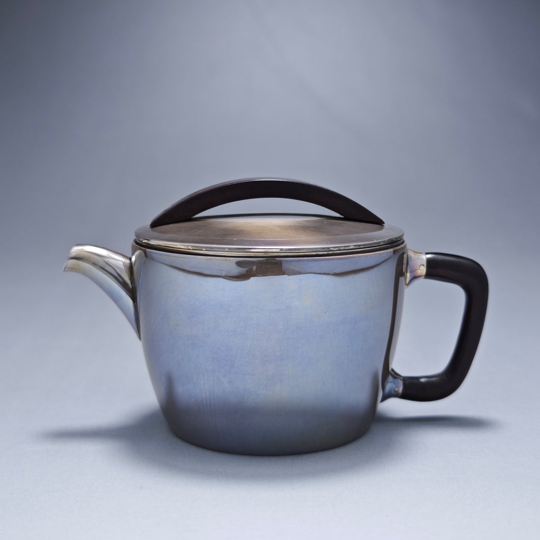 999 Pure Silver Handmade Hanwa Teapot 全手工纯银999汉瓦壶 125ml