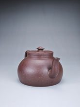 Load image into Gallery viewer, Fully Handmade Lao Duanni Pavilion at Sunset Yixing Teapot by by Deng Haofang 邓豪放老段泥晚亭夕照 200ml
