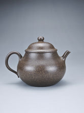 Load image into Gallery viewer, Fully Handmade Douqingni Panhu Yixing Teapot by Hu Manshan 胡漫山豆青泥潘壶 165ml
