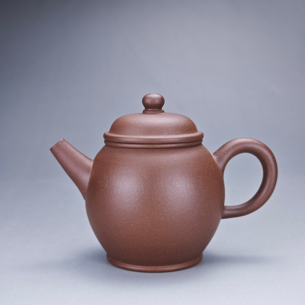 Lao Zini Tall Julun Yixing Teapot 老紫泥高巨轮珠 145ml