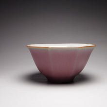 Load image into Gallery viewer, 110ml Taohong Baxian Pink Ruyao Teacup 善款汝窑桃红八贤杯
