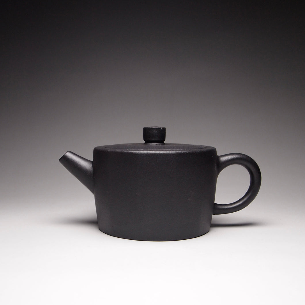 Heini (Wuhui Zhuni) Dodecagon (12-sided) Yixing Teapot 焐灰朱泥12瓣圆筒 105ml