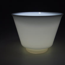 Load image into Gallery viewer, 110ml Jinzhong Tianbai Jingdezhen Porcelain Teacup 甜白金钟杯
