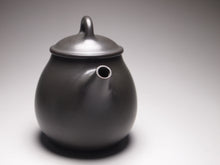 Load image into Gallery viewer, 115ml Dark Grey Oval Nixing Teapot by Li Wenxin 李文新泥兴壶
