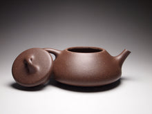 Load image into Gallery viewer, TianQingNi Shipiao Yixing Teapot with Silver Staple Repair 天青泥石瓢 120ml
