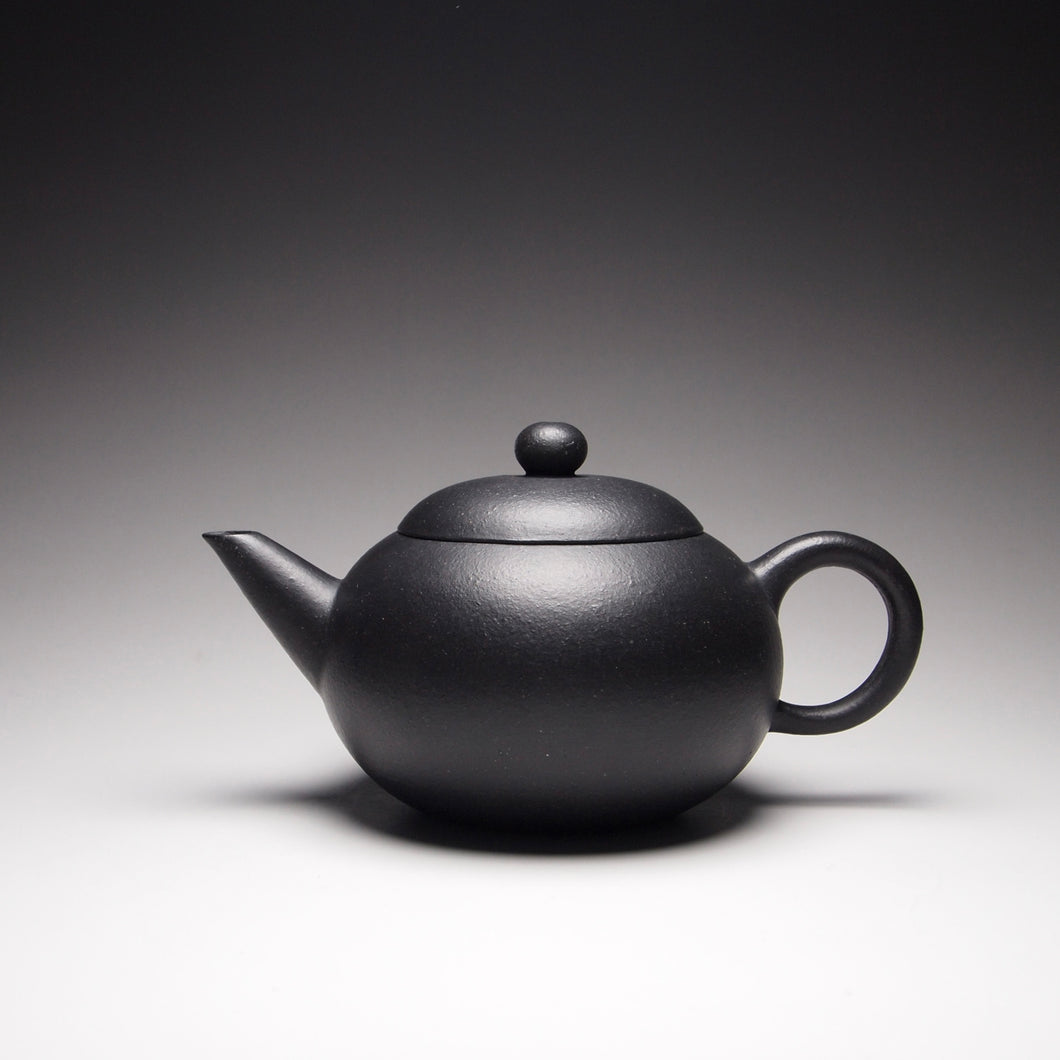 Heini (Wuhui Zhuni) Xishi Shuiping Yixing Teapot, 捂灰朱泥西施水平  120ml
