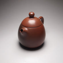 Load image into Gallery viewer, Red 125ml Dragon Egg Nixing Teapot by Li Wenxin 李文新坭兴龙蛋壶
