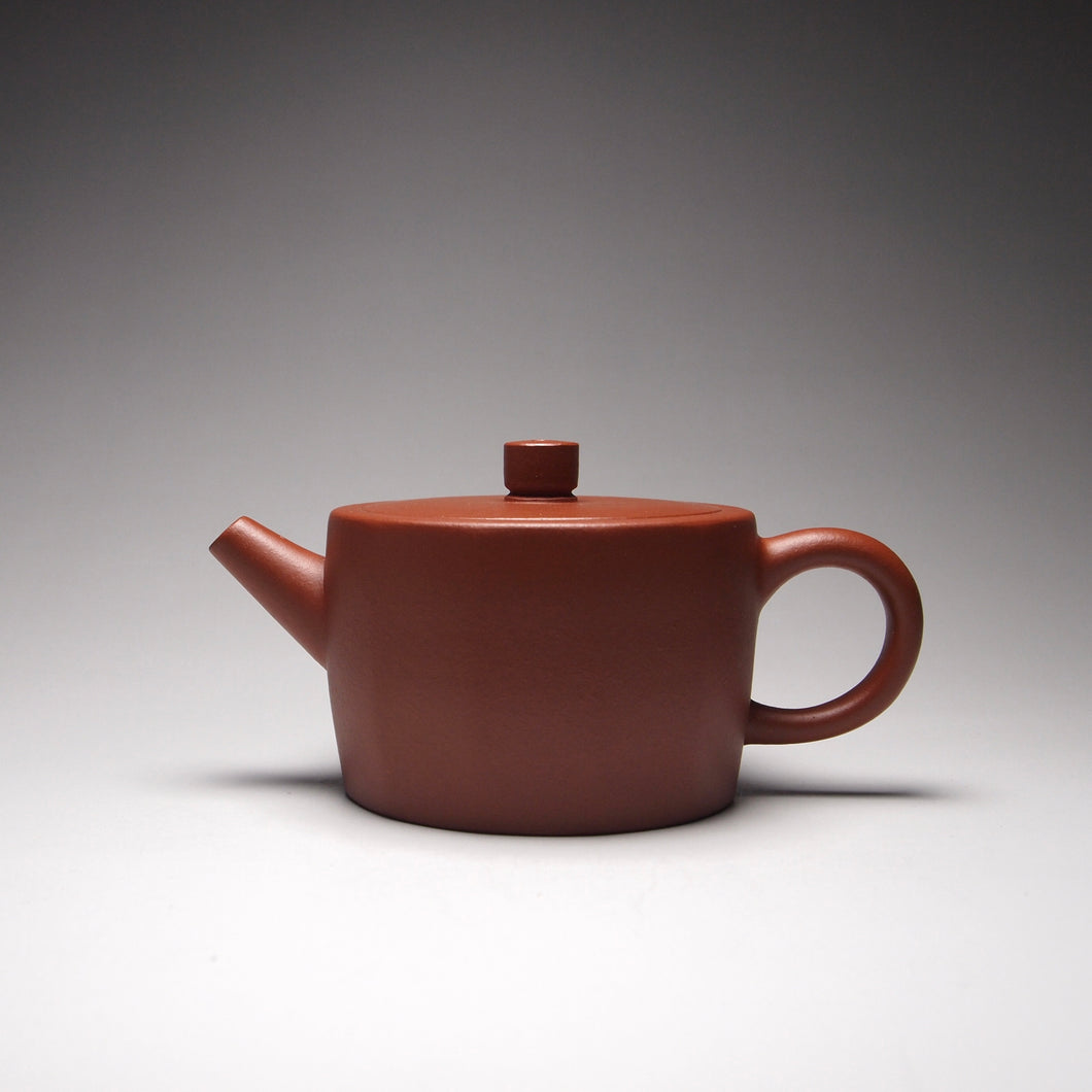 Zhuni Dodecagon (12-sided) Yixing Teapot, 朱泥12瓣圆筒, 105ml