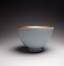 Load image into Gallery viewer, 130ml Azure Ruyao Chicken Heart Teacup 天青汝窑鸡心杯
