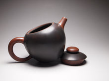 Load image into Gallery viewer, 140ml Red and Grey Julunzhu Nixing Teapot 坭兴巨轮珠壶
