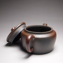 Load image into Gallery viewer, Wood Fired TianQingNi Sangbian Yixing Teapot, 柴烧天青泥桑扁壶, 140ml
