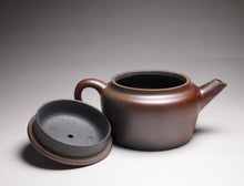 Load image into Gallery viewer, Wood Fired TianQingNi Sangbian Yixing Teapot, 柴烧天青泥桑扁壶, 140ml
