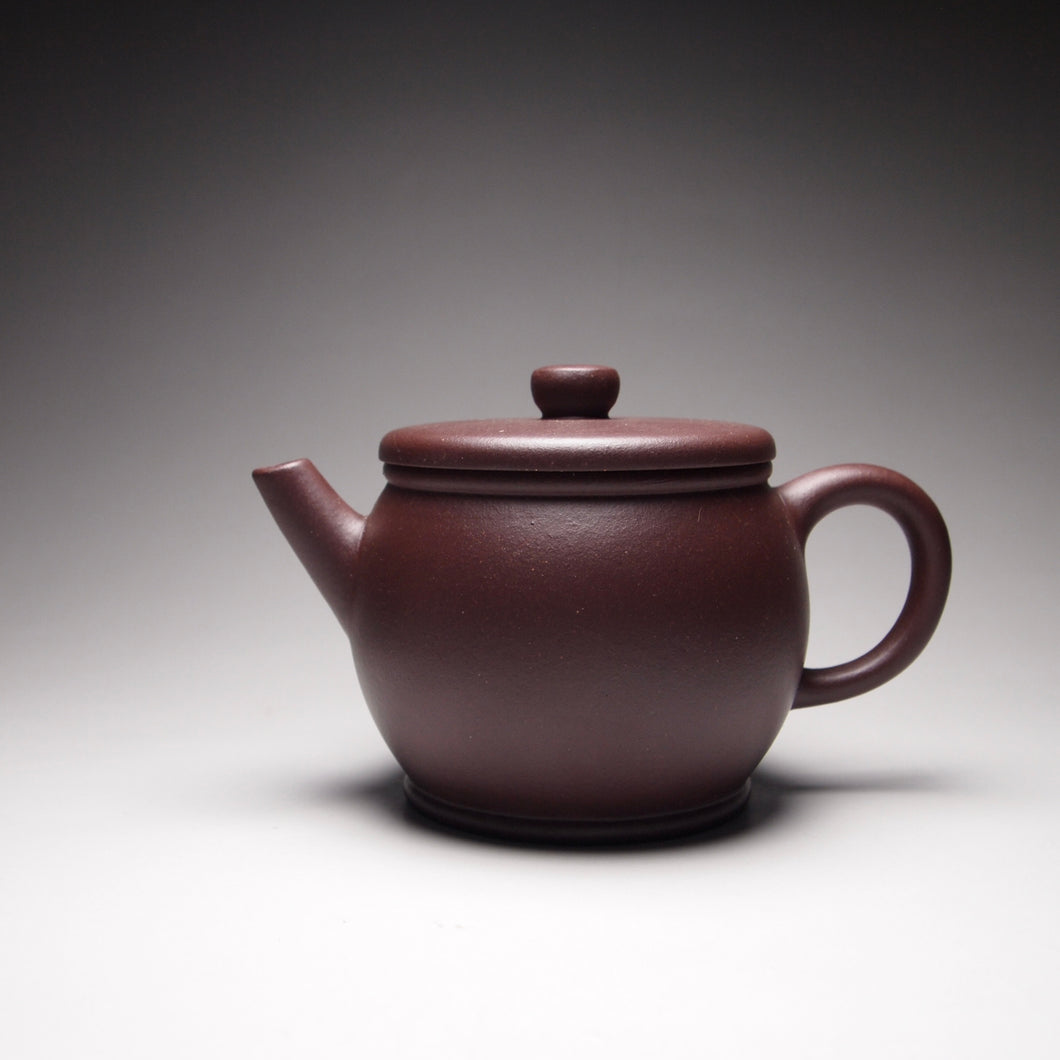 Lao Zini Drum Shape Yixing Teapot, 老紫泥鼓形 145ml