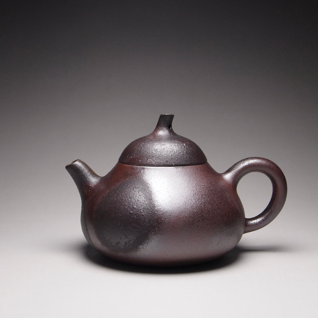 Wood Fired Mellon Lao Zini Yixing Teapot 柴烧老紫泥匏瓜 150ml