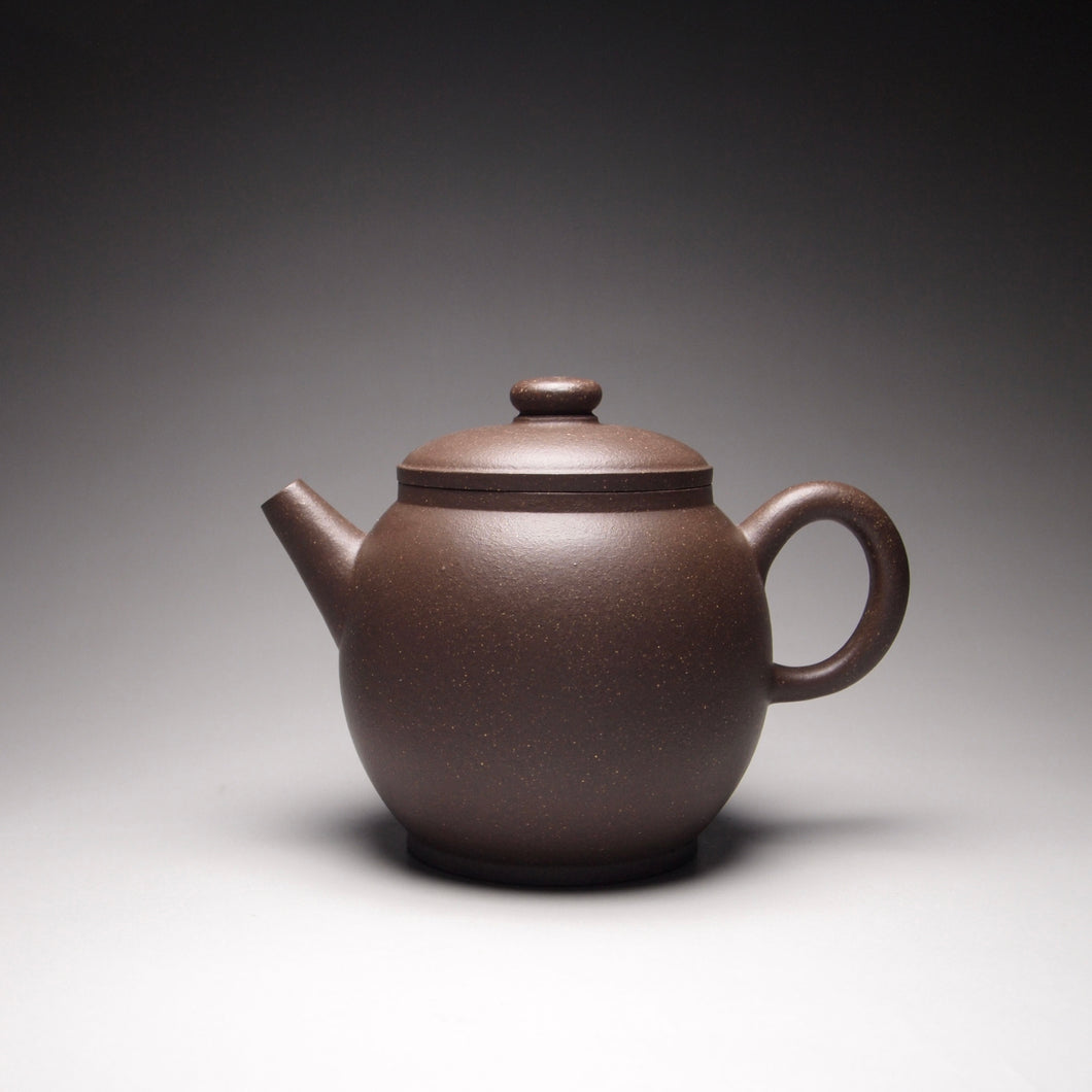 TianQingNi Tall Julunzhu Yixing Teapot, 天青泥巨轮珠 155ml