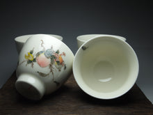 Load image into Gallery viewer, Peaches Painting Youzhongcai Fine Porcelain Tea Set, 釉中彩寿桃套装
