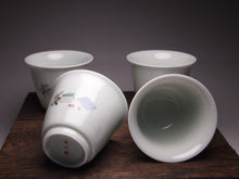 Load image into Gallery viewer, Table of Study Painting Youzhongcai Fine Porcelain Tea Set, 釉中彩博古套装
