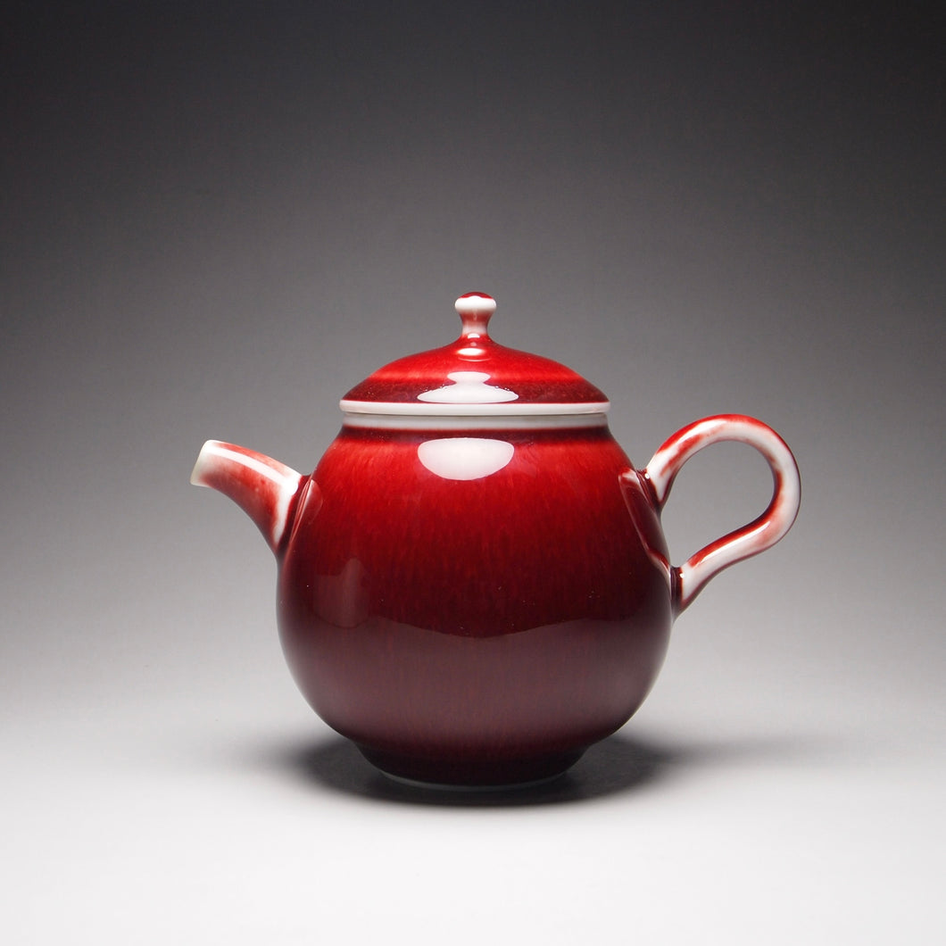 Langhong Porcelain Teapot 耕隐郎红壶 180ml