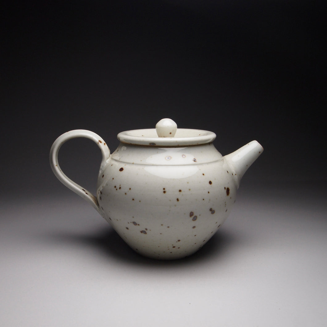 Jingdezhen Glazed Stoneware Teapot, 素直手工茶壶, 190ml