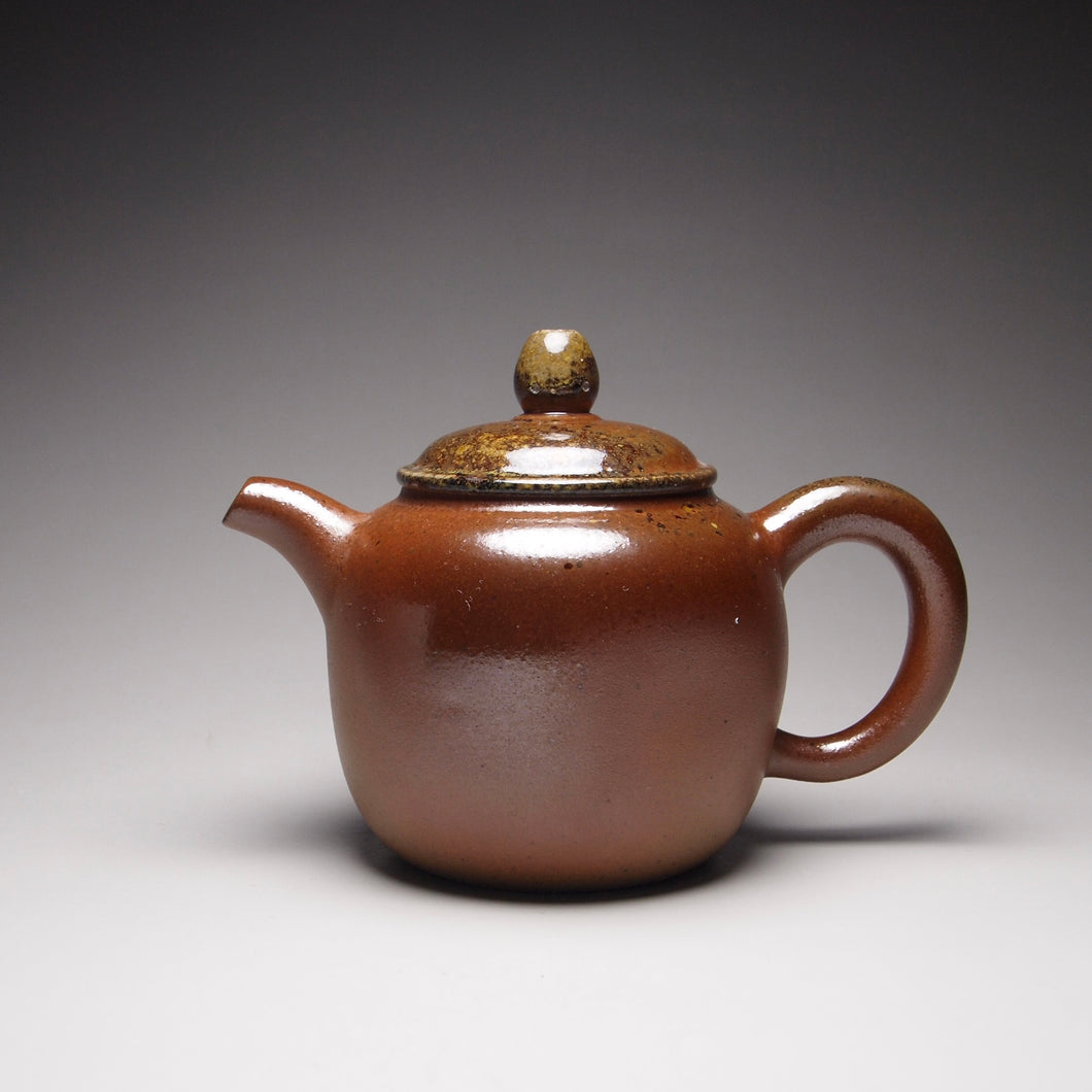 Wood Fired Tall Nixing Teapot,  柴烧高坭兴壶, 150ml