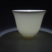 Load image into Gallery viewer, 40ml Flower Goddess Tianbai Jingdezhen Porcelain Teacup 甜白花神杯
