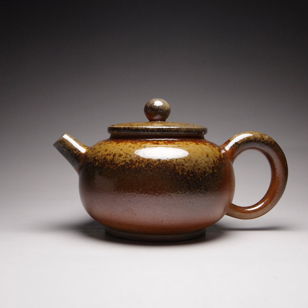 Wood Fired Mulan Nixing Teapot,  柴烧坭兴壶, 180ml