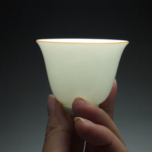 Load image into Gallery viewer, 50ml Tianbai Porcelain Flower Goddess Teacup 甜白釉花神杯
