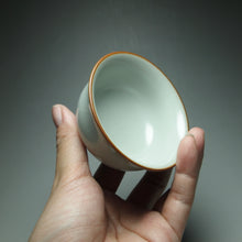 Load image into Gallery viewer, 75ml Moon White Ruyao Teacup, 月白汝窑茶杯
