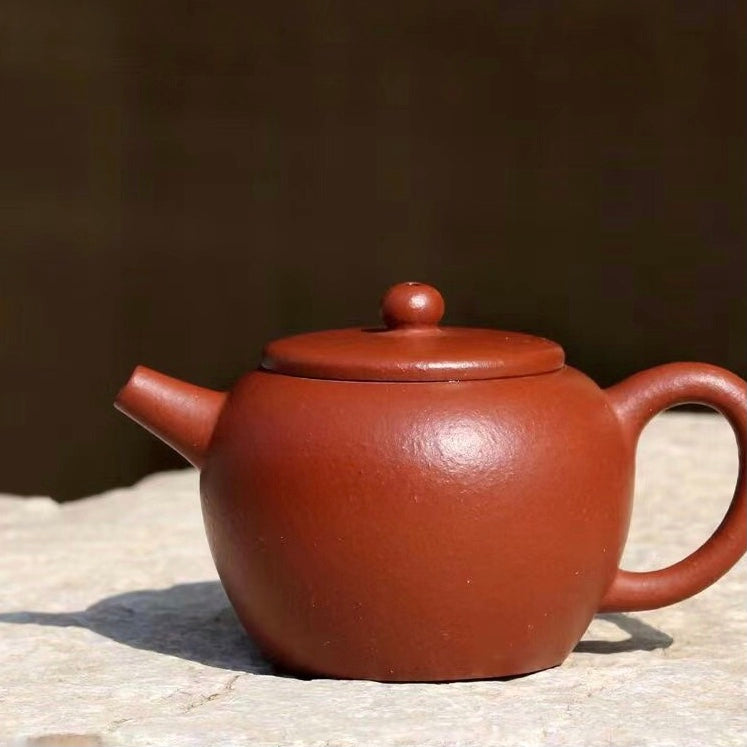Zhuni Dahongpao Heng Yu Lianzi Yixing Teapot, 朱泥大红袍亨裕莲子壶, 90ml
