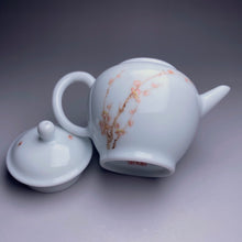 Load image into Gallery viewer, Plum Blossom Motif Youzhongcai Jingdezhen Porcelain Teapot, 120ml
