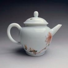 Load image into Gallery viewer, Chrysanthemums Motif Youzhongcai Jingdezhen Porcelain Teapot, 120ml
