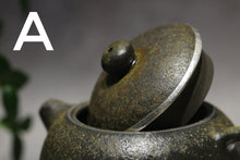Load image into Gallery viewer, 999 Silver Rim Wood Fired Xishi Dicaoqing Yixing Teapot 包银柴烧底槽青西施, 120ml
