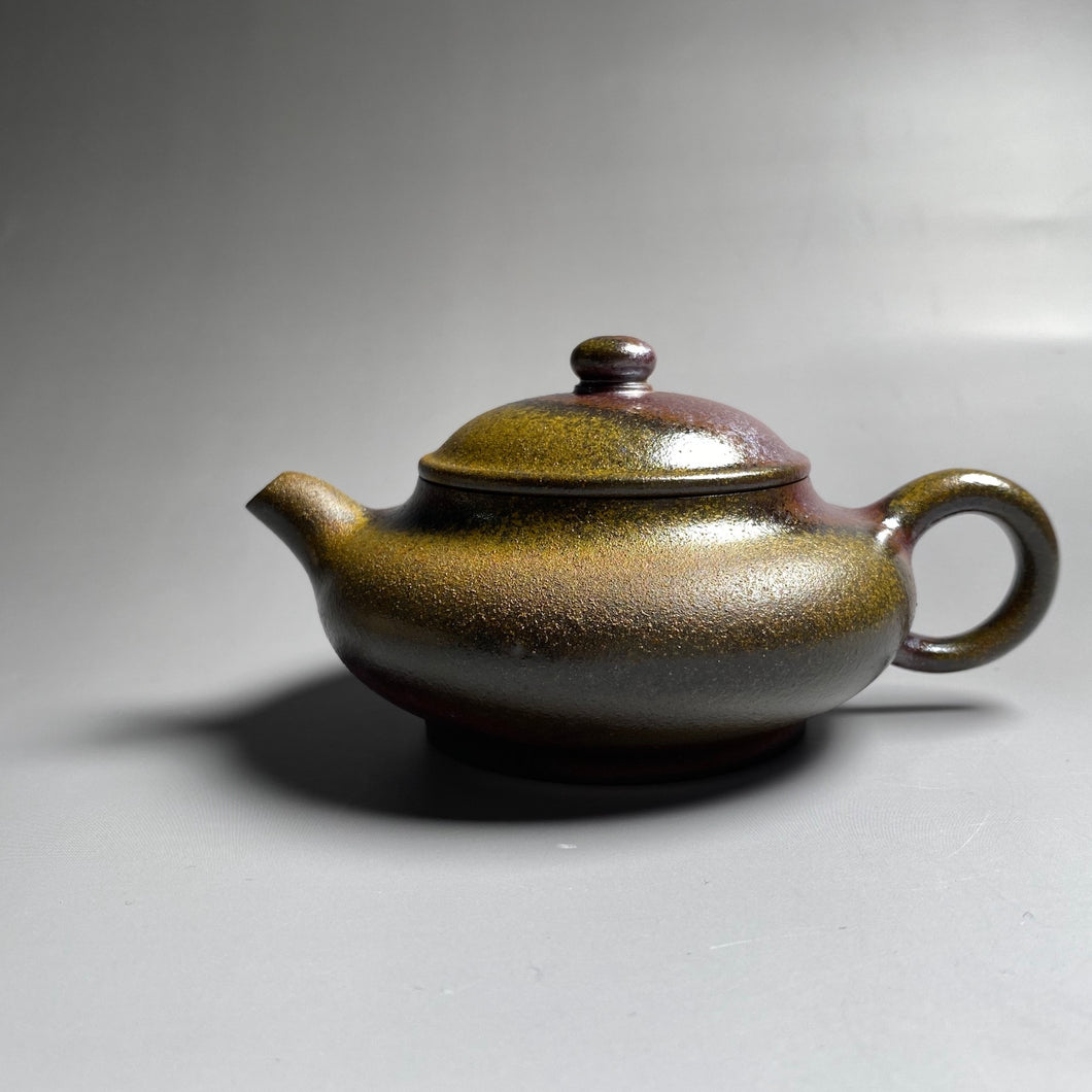 Wood Fired Aipan Dicaoqing Yixing Teapot, 柴烧底槽青矮潘壶, 150ml